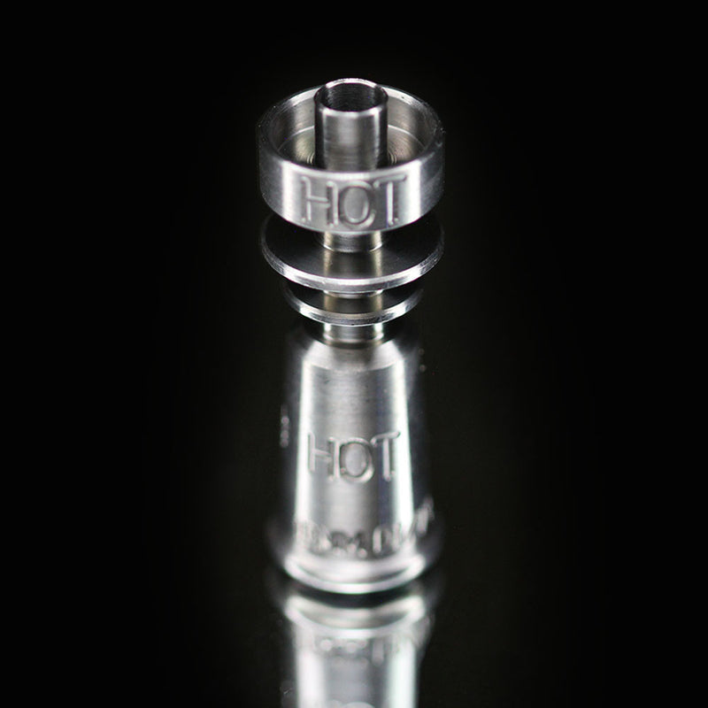 Silika - 10mm Male Domeless Titanium Nail - 420Titanium